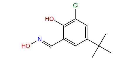 5-tert-Butyl-3-chloro-2-hydroxybenzaldehyde oxime